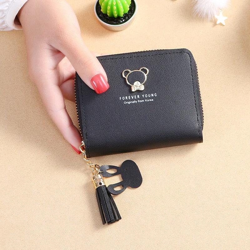 Carteira Feminina - Forever Young Bear LojasStonks Preto 
