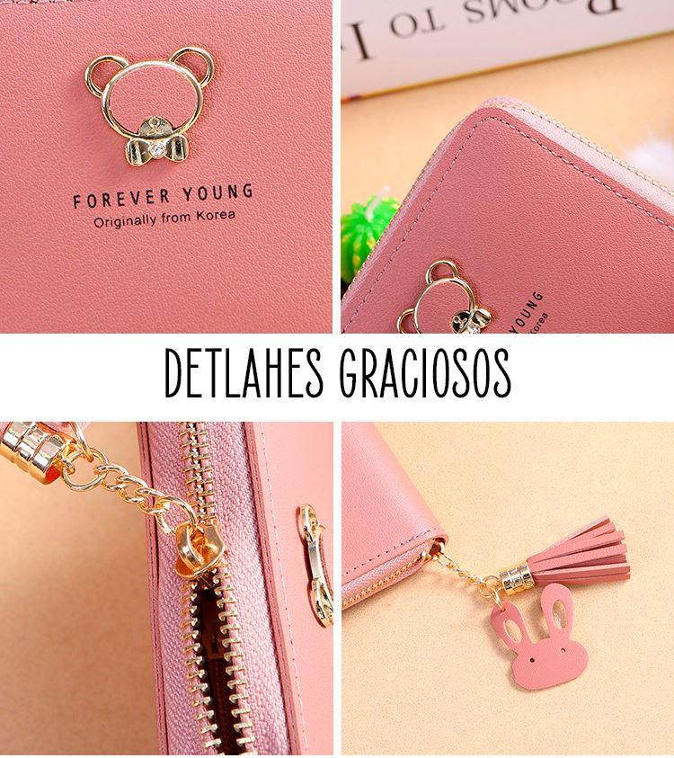 Carteira Feminina - Forever Young Bear