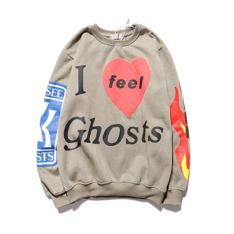 Moletom Lucky Me I See Ghosts - Original MD02 LojasStonks I Feel Ghosts M 