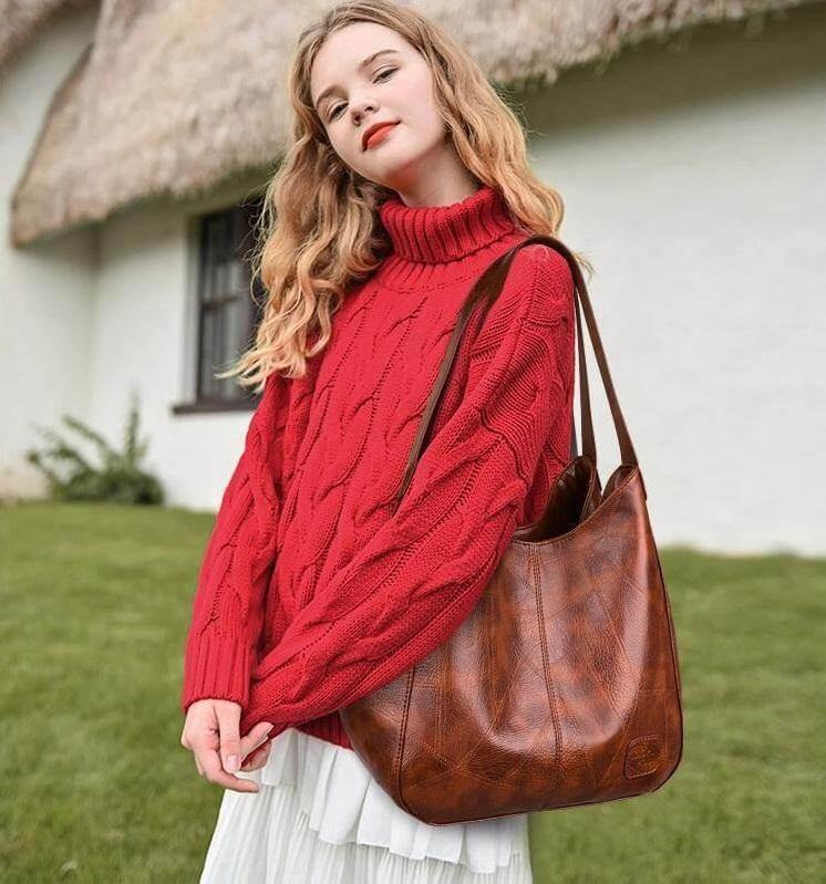 Bolsa Feminina de Couro - PureLuxo
